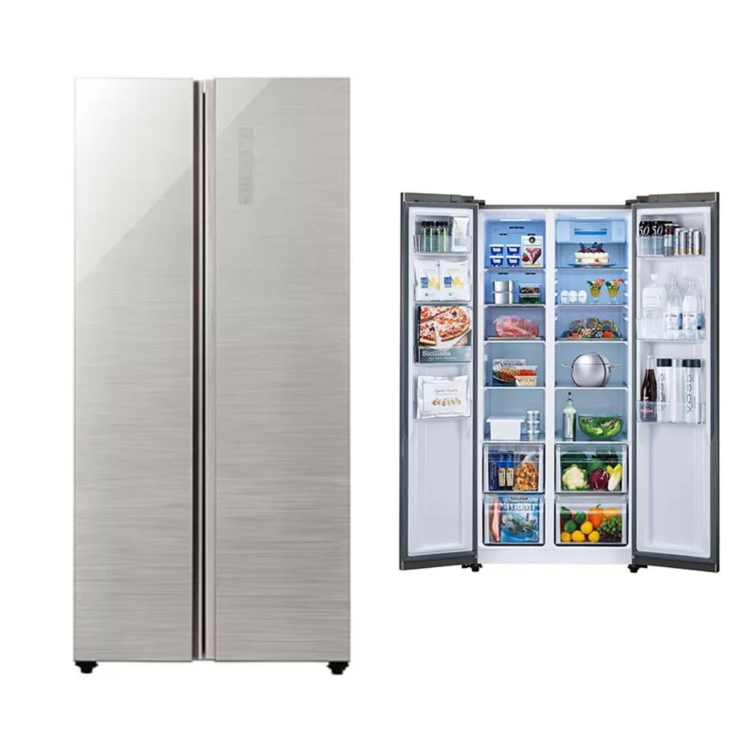 AQUA ノンフロン冷凍冷蔵庫AQR-SBS45H (S) 2019 年最終価格 - メルカリ