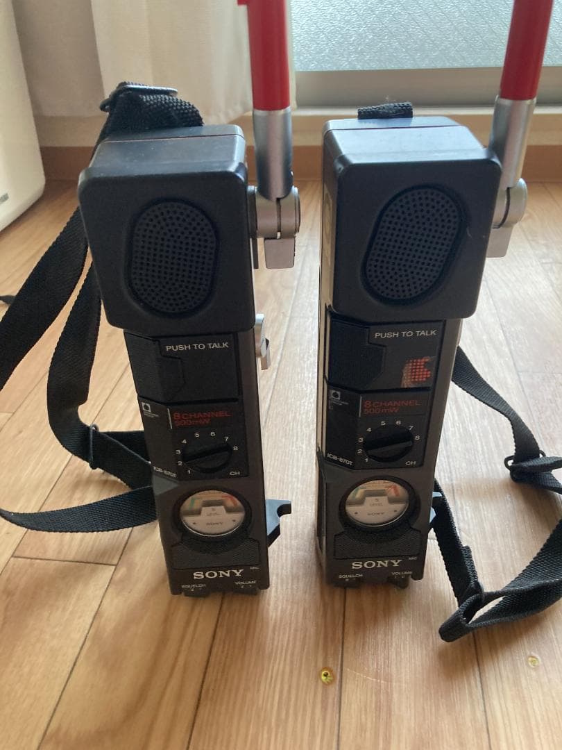 SONY ICB-870T トランシーバー 8チャンネル 市民ラジオ 0.5W