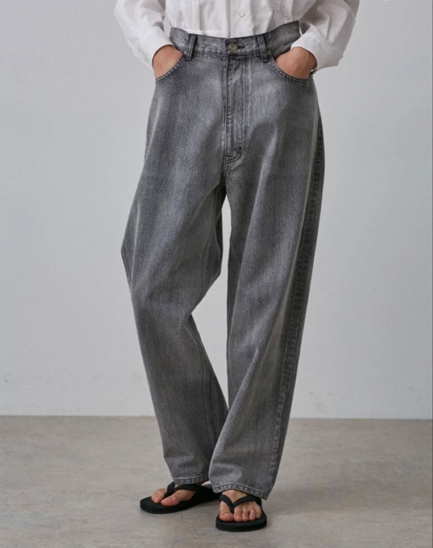 【YLEVE /イレーヴ】13.5oz Denim Baggy Fadeサイズ5