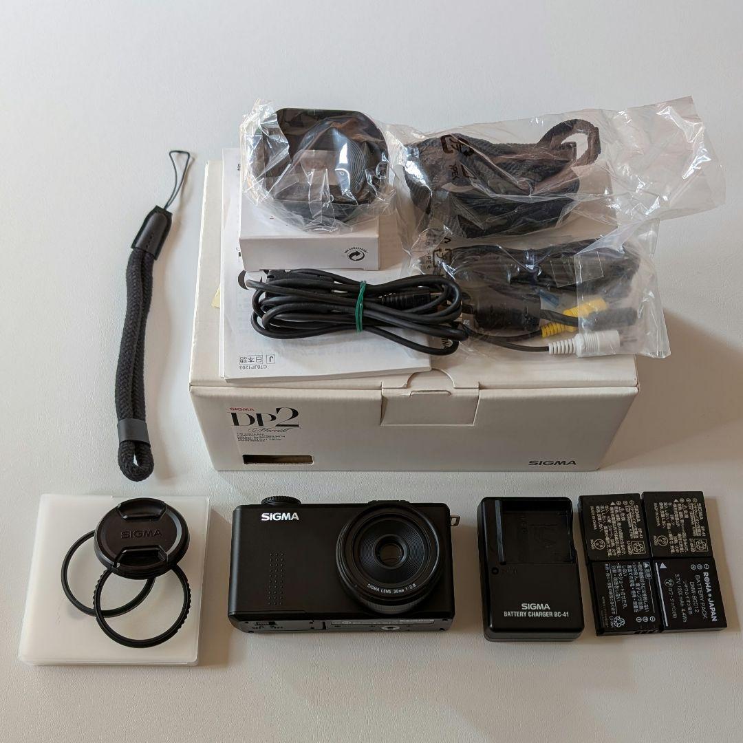 SIGMA DP2 Merrill 箱付 バッテリー&フィルターおまけ有 - メルカリ