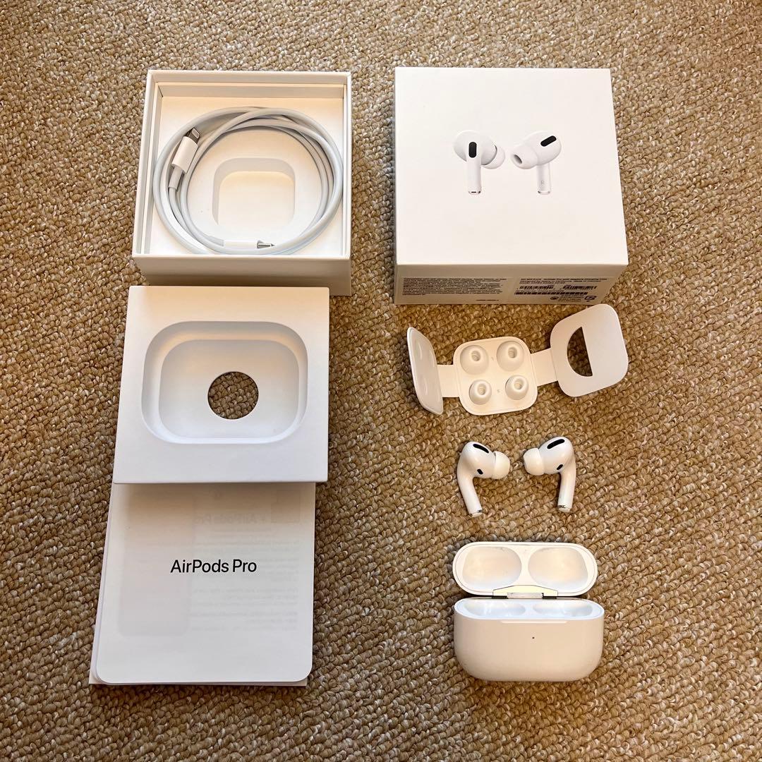 AirPods Pro 第1世代 フルセット 動作品 箱・付属品完備 - メルカリ