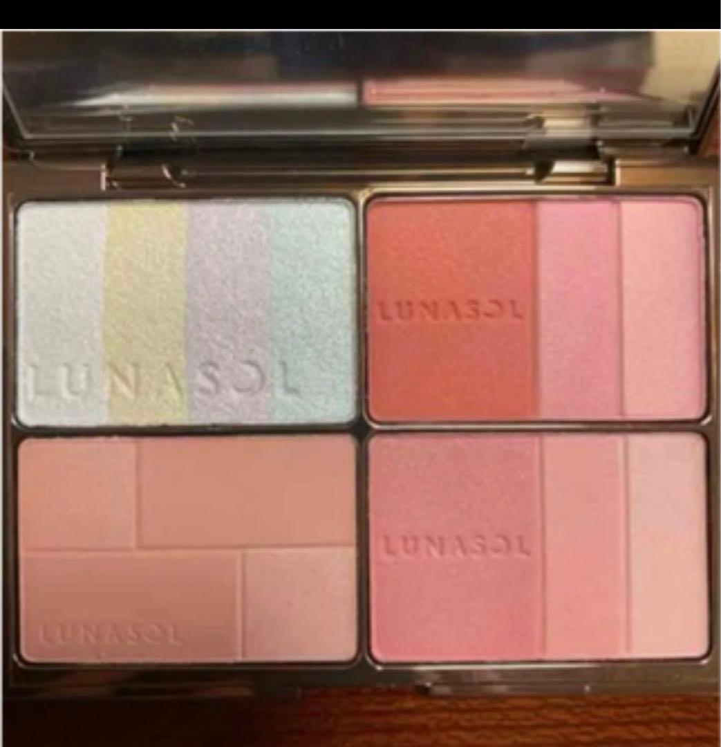 ルナソル  チーク&ハイライト ルナソル】の新色チーク＆ハイライトで王道な可愛さに！人気ヘアメイク