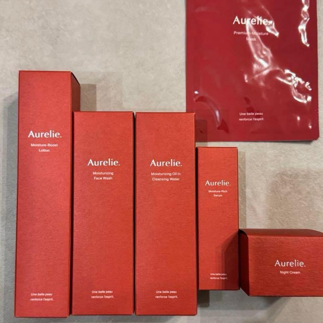 値下げ♡♡MEGUMI♡Aurelie６点♡プレミアム集中ケアセット♡オレリー オレリースキンケア5点セット Aurelie スキンケアセット 5点セット