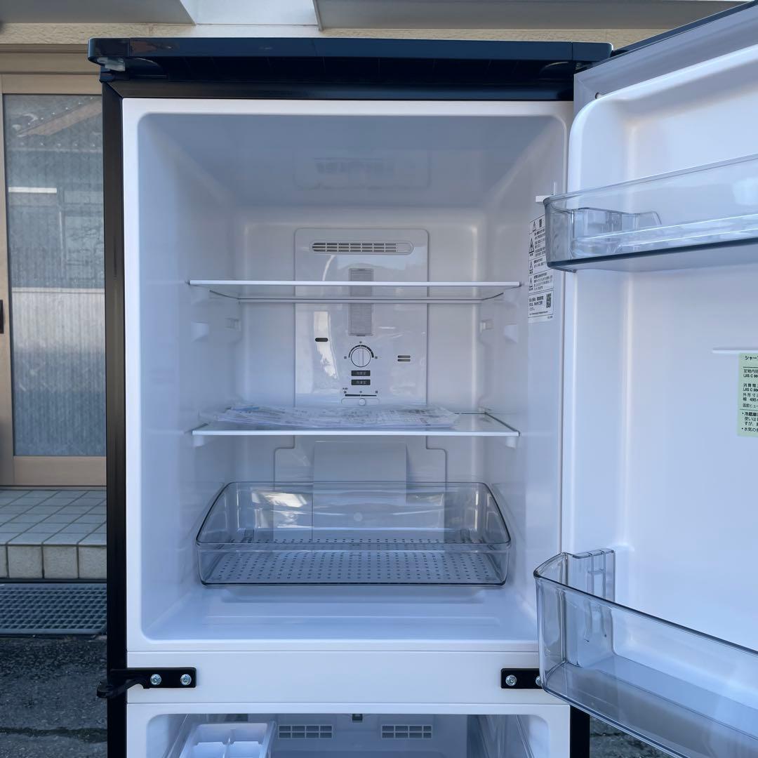 SHARP2023年製152L冷蔵庫 ブラック 極上品 送料/設置無料 - 冷蔵庫