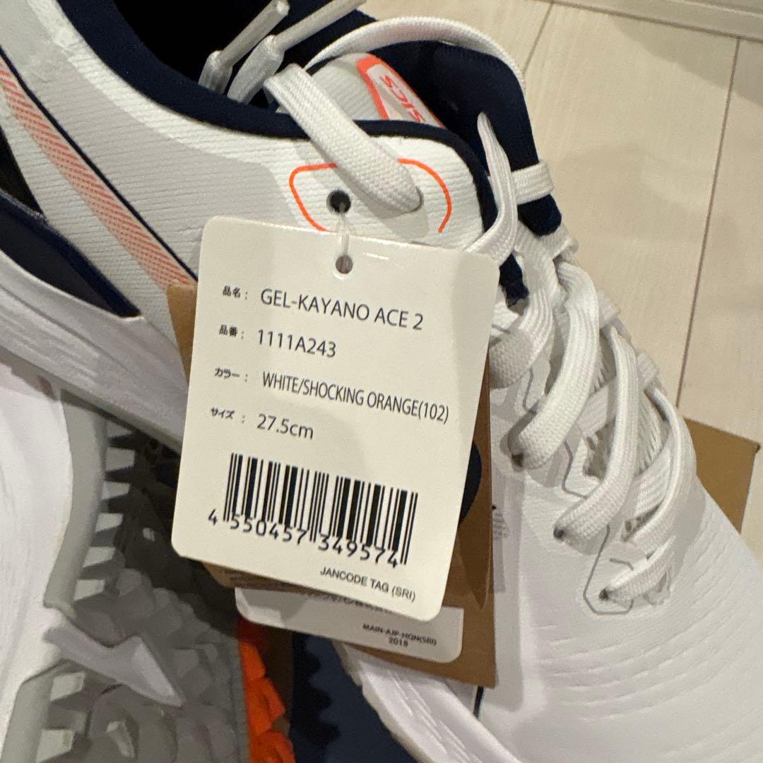 シューズ(男性用) asics GEL-KAYANO ACE 2 27.5cm