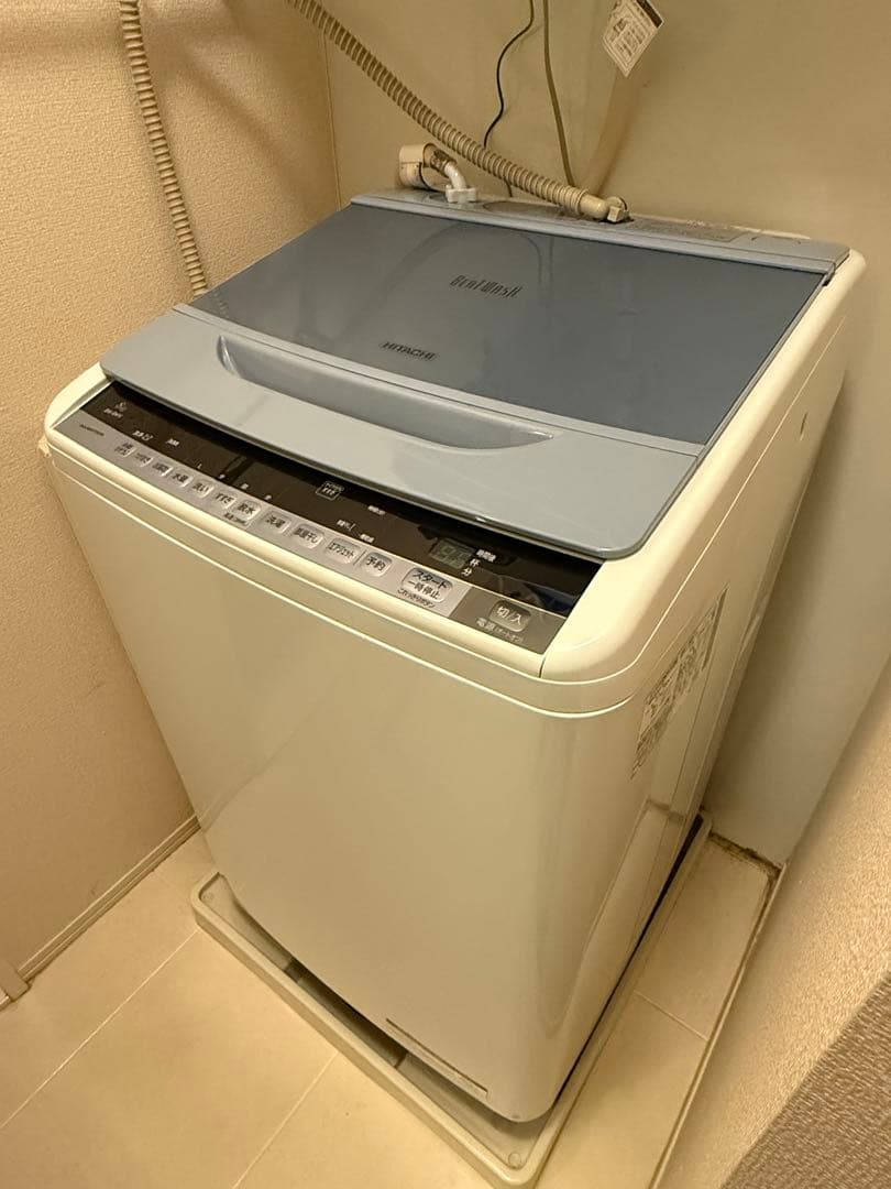 【週末限定】日立 HITACHI ビートウォッシュ全自動洗濯機（BW-8WV） 洗濯機・衣類乾燥機：日立の家電品