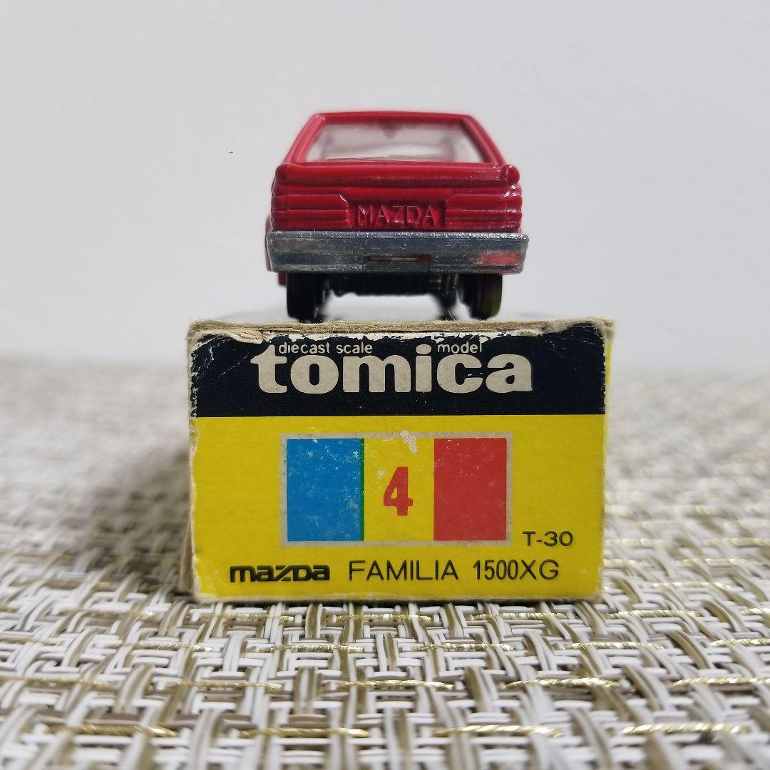 激レア】 トミカ 黒箱 No.4 マツダ ファミリア 1500XG 日本製 - メルカリ