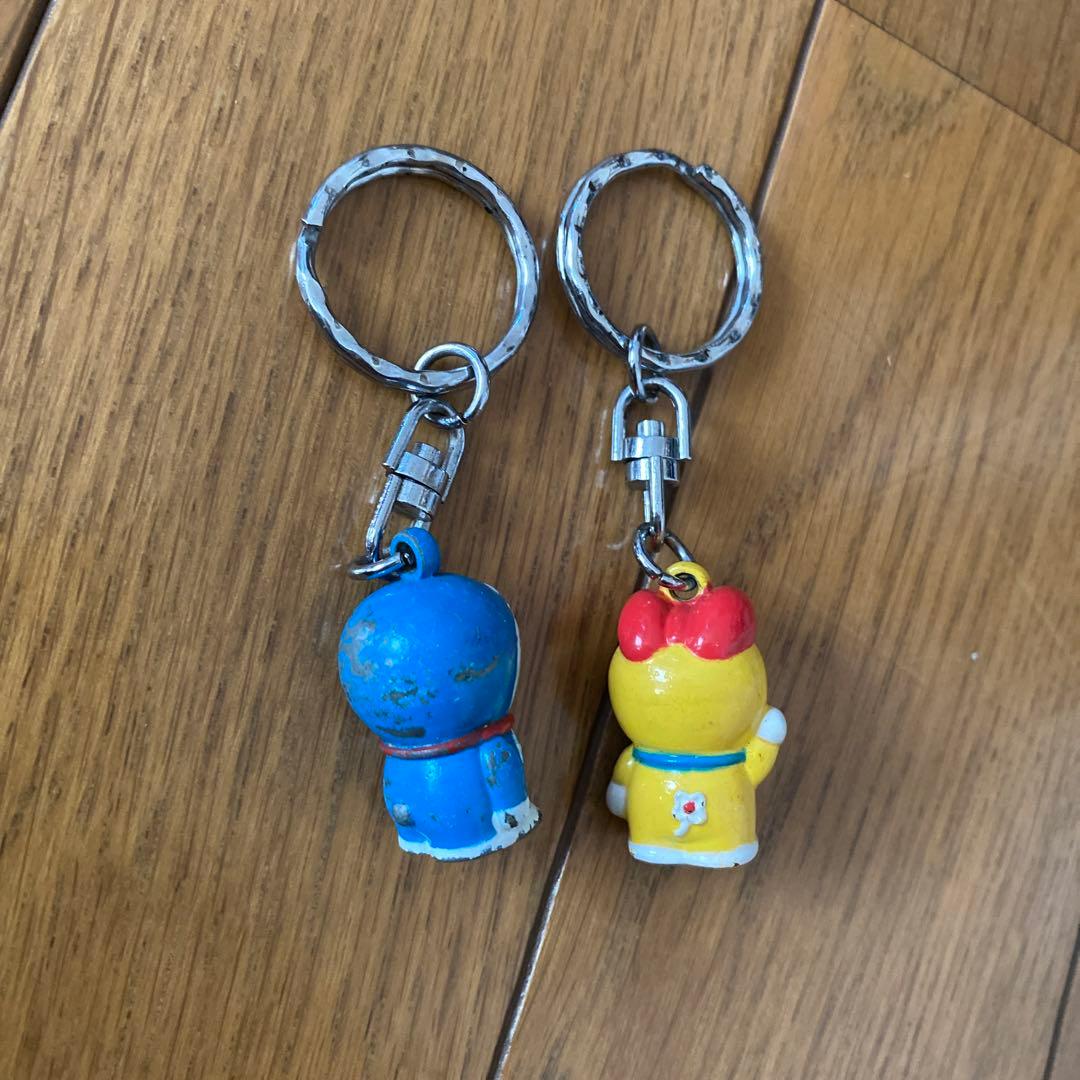 レトロ ドラえもん.ドラミ キーホルダー 送料込み メルカリ便 即購入可