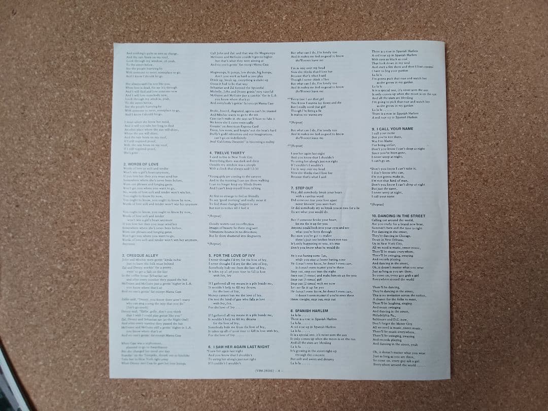 レコード THE BEST OF／THE MAMAS&PAPAS 帯つき