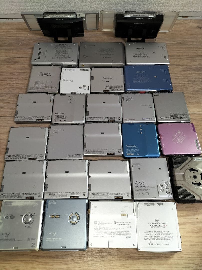 ジャンク ポータブルMDプレーヤーセット - メルカリ