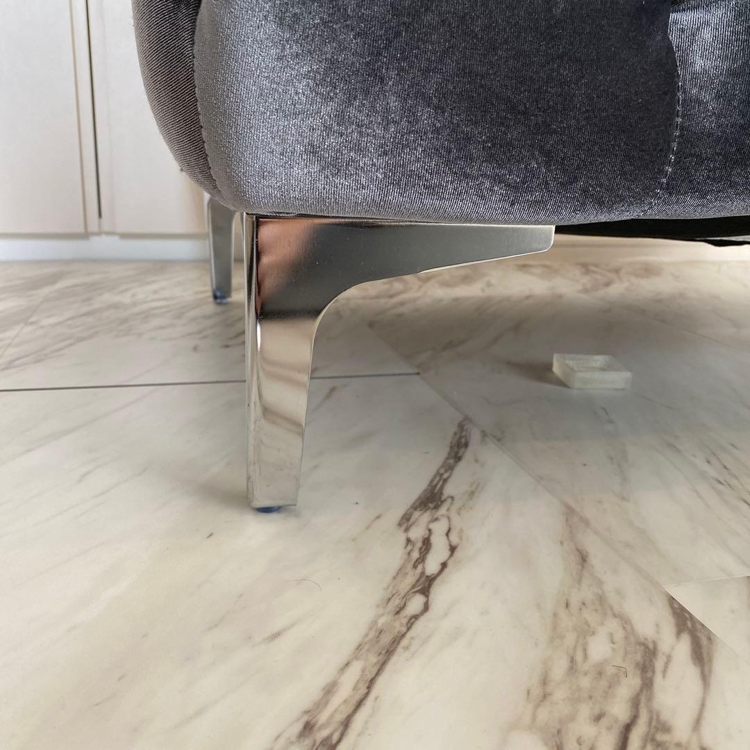 9月上旬まで期間限定 ベルベット ソファ オットマン チェスター