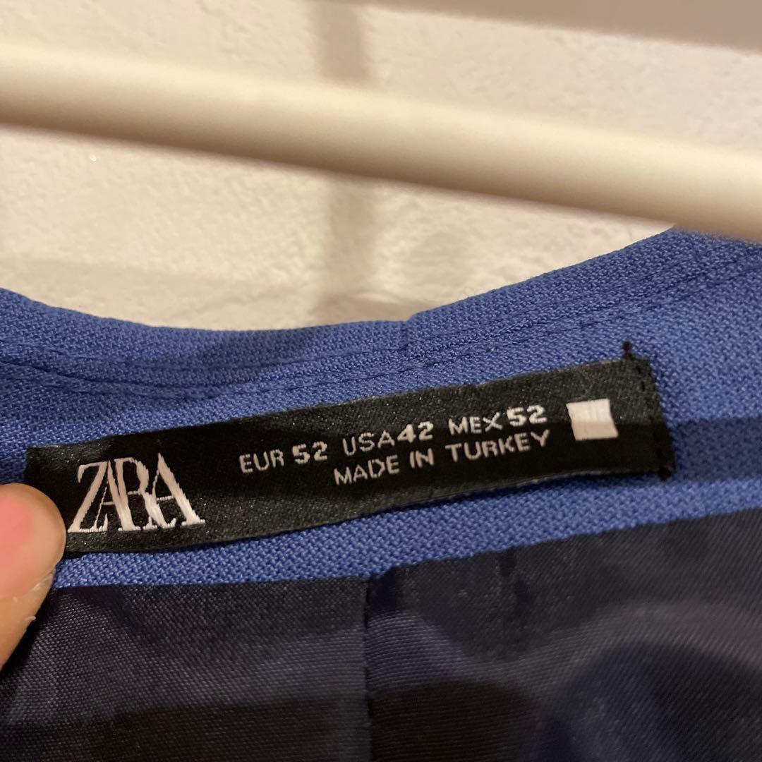 ZARA 青 スーツ サイズ52/42
