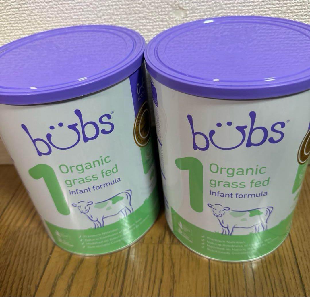 bubs オーガニック2缶 Bubs（バブズ）オーガニック粉ミルク グラスフェッド 大缶 800g 混合2