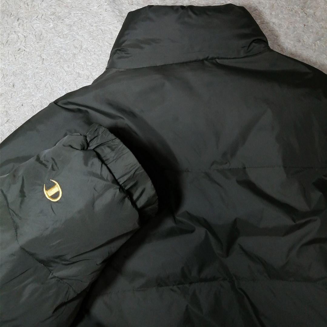 ☆90s☆チャンピオン☆ダウンジャケット 4L 超ビッグサイズ オリーブ