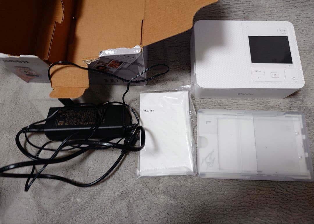 キャノンCP1500　［写真紙1セット付属・インク1セット装着済み］ KP108-IN 6インチ写真用紙インクカセットセット キヤノンSelphy CP1500