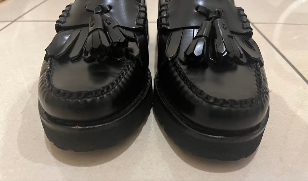 G.H.BASS ジーエイチバス タッセルローファー 厚底24cm