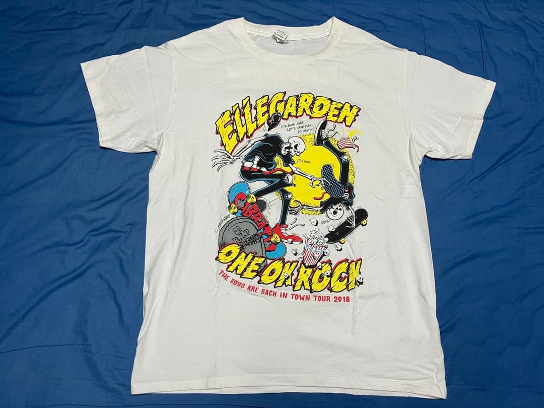 ELLEGARDEN × ONE OK ROCK コラボTシャツ 白 XLサイズ - メルカリ