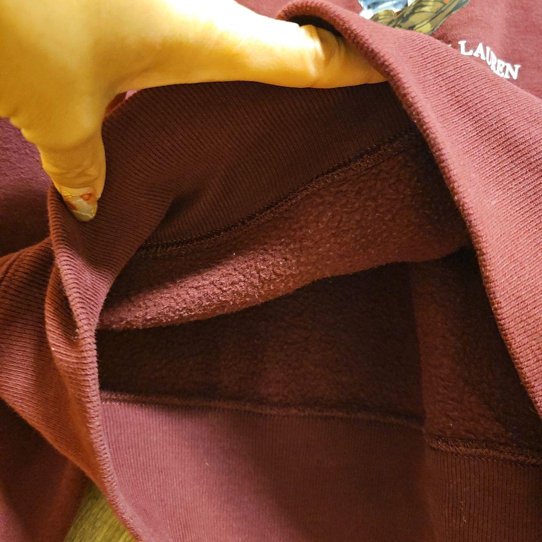 大人気❗ポロラルフローレン ベアプリント 裏起毛スエットトレーナー