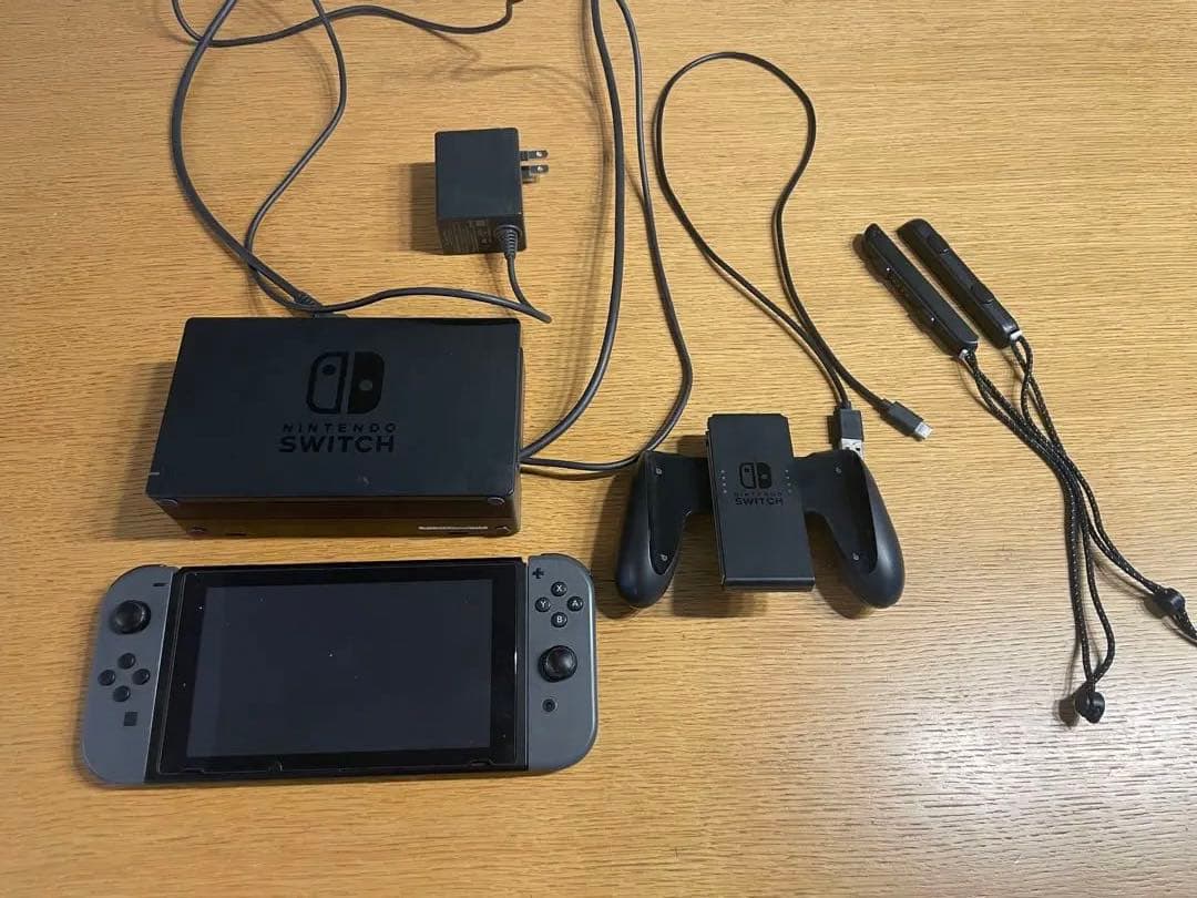 Switch本体　ドック配線セット Nintendo Switch 有機ELモデル ドックセット ブラック 有線LAN 純正品