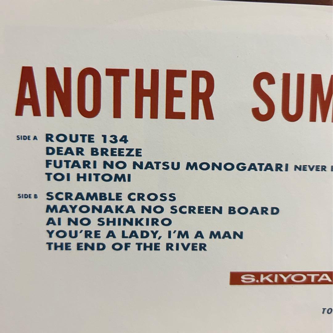 LPレコード】杉山清貴&オメガトライブ/ANOTHER SUMMER - メルカリ