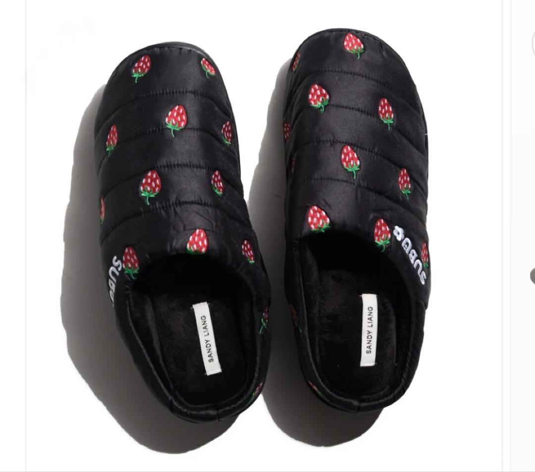 SUBU SANDY LIANG 苺柄00JPサイズ20-21.5cm未使用品 SUBU x SANDY LIANG SLIPPERS IN PINK – SUBU ONLINE STORE