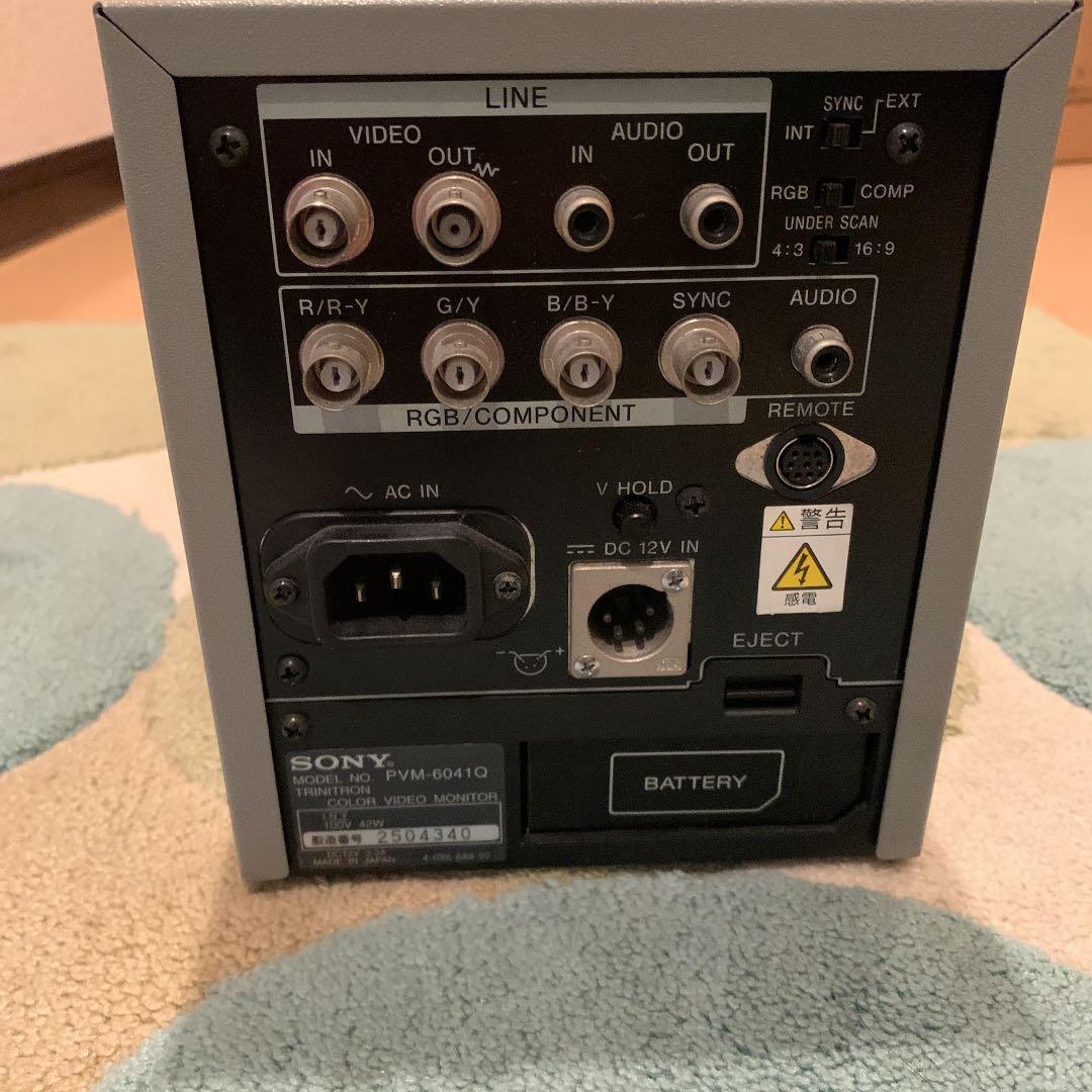 動作確認済み SONY業務用ブラウン管モニター PVM-6041Q - メルカリ