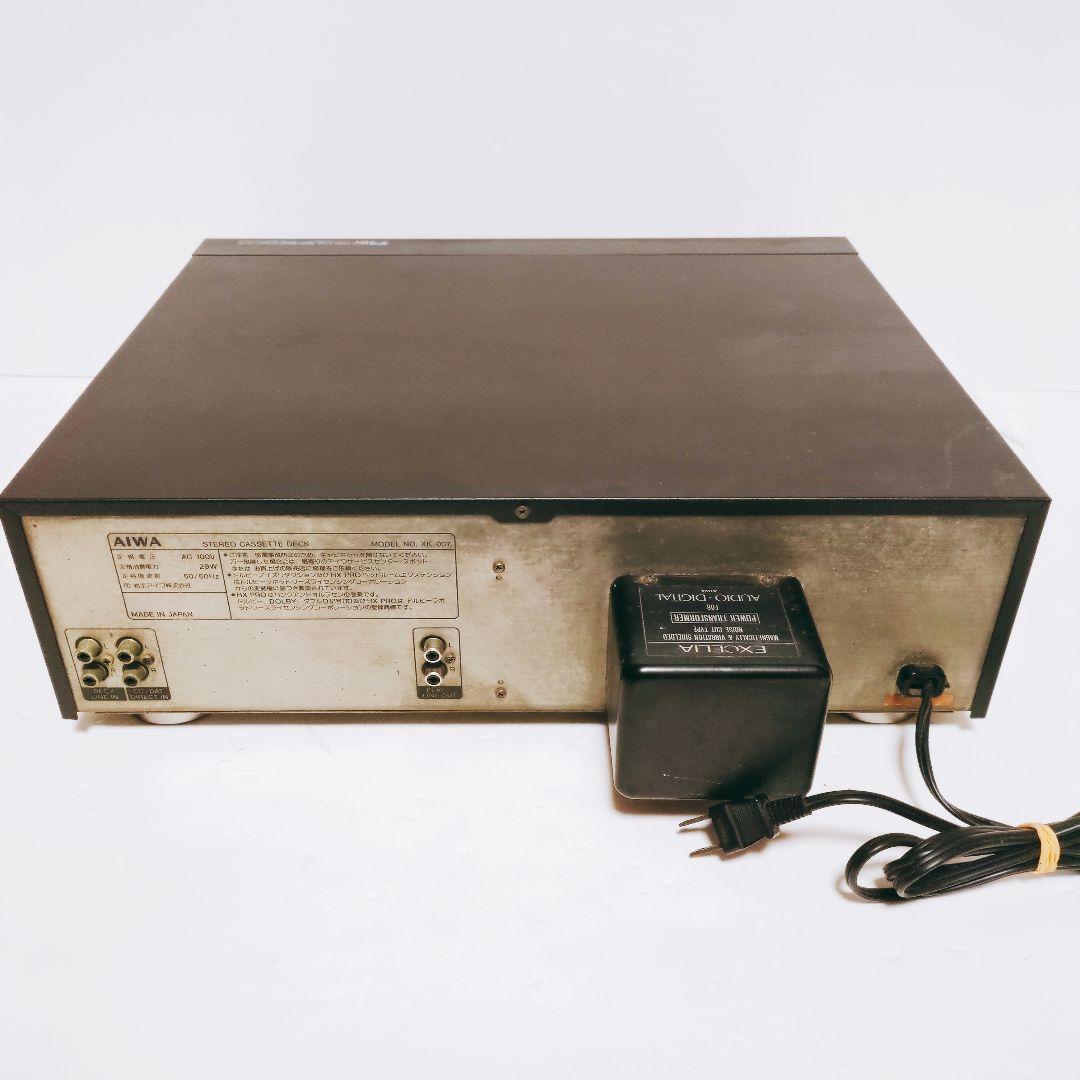 AIWA アイワ EXCELIA XK-007 カセットデッキ リモコン付き - メルカリ
