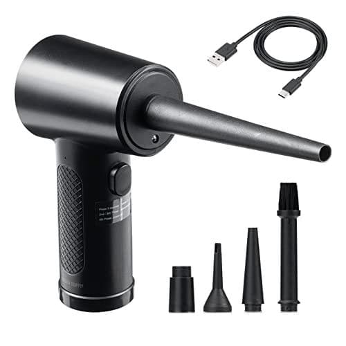 サンワダイレクト 電動エアダスター 充電式 強力 ノズル5種類付属 LED付きp Amazon | サンワダイレクト 電動エアダスター 充電式 強力 ノズル5種類