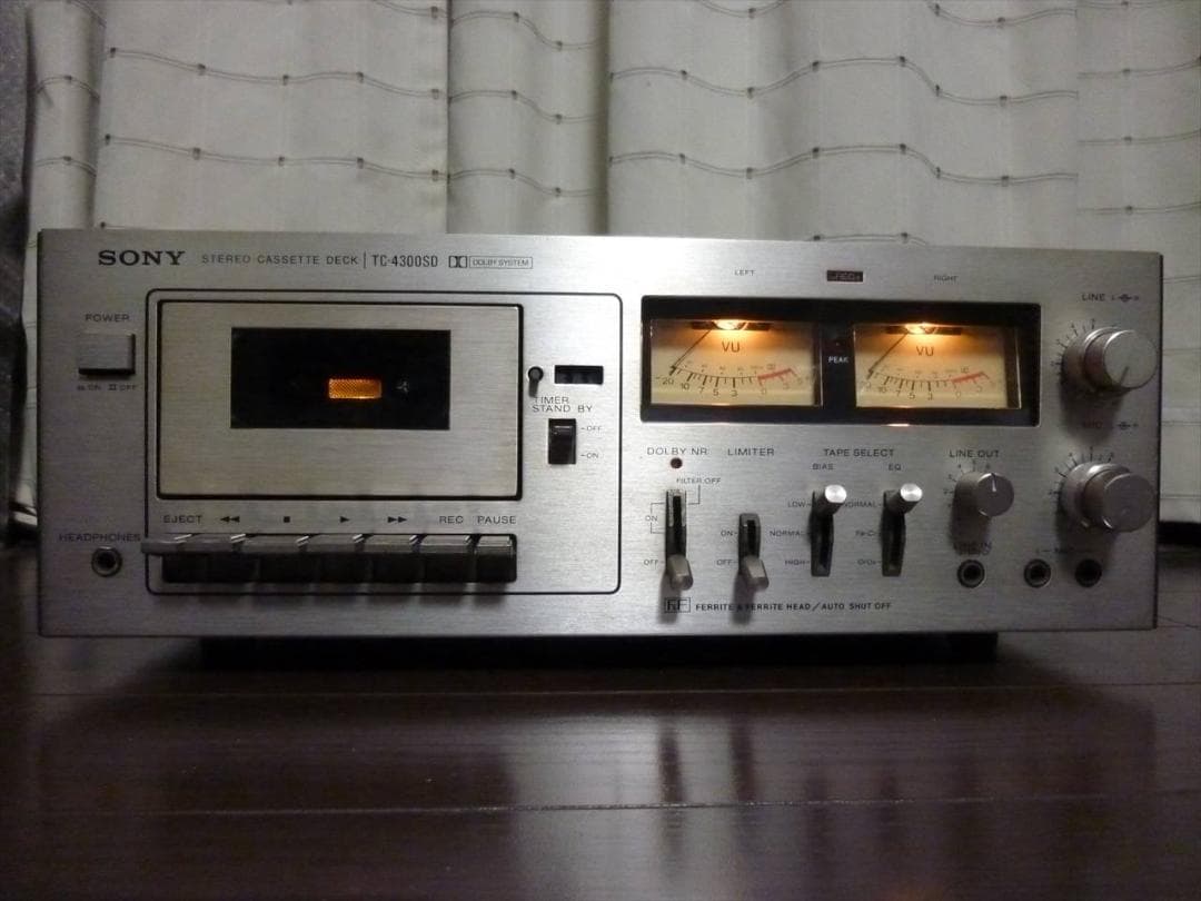 SONY ソニー カセットデッキ TC-4300SD 修理済 全機能動作 美品 SONY カセットデッキ TC-4300SDの修理 ーその5ー - TomのブログⅡ