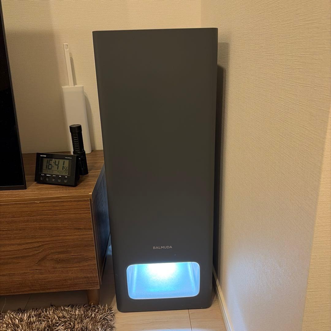 【美品】バルミューダ The Pure A01A-GR ダークグレー 空気清浄機 VM-A01A-