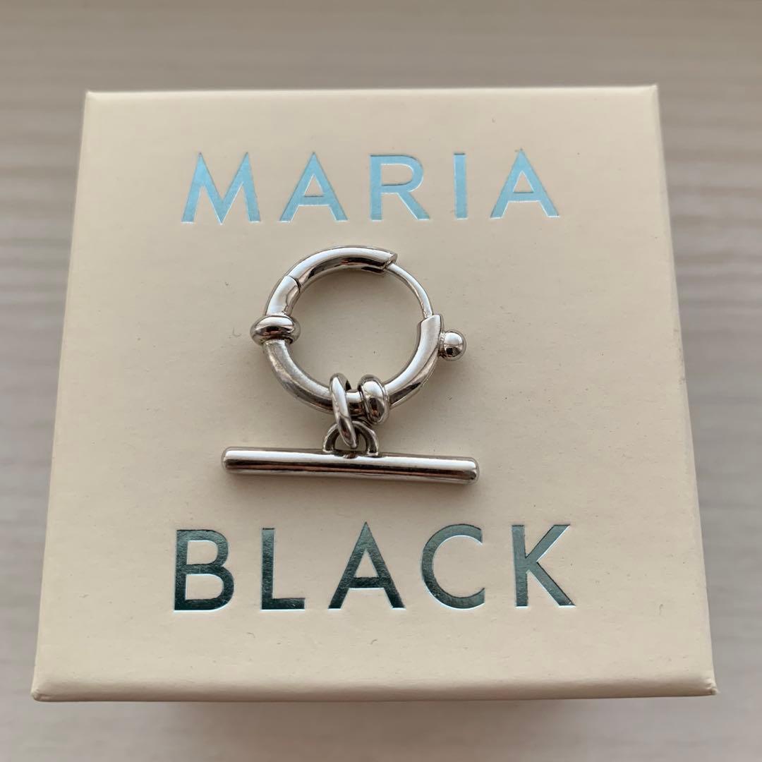 MARIA BLACK シルバー ピアス(片耳用) MARIA BLACK/マリアブラック】 Tryvann Pillow Earring Silver：ピアス