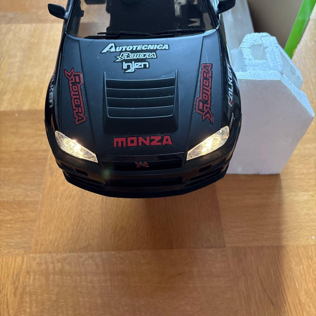 ニッコー NIKKO 1/10 スカイライン R34 GTR ラジコン - メルカリ