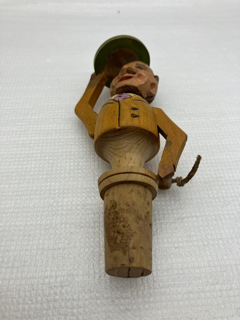 イタリア製 ANRI アンリ社 からくり人形 ボトルストッパー フィギア