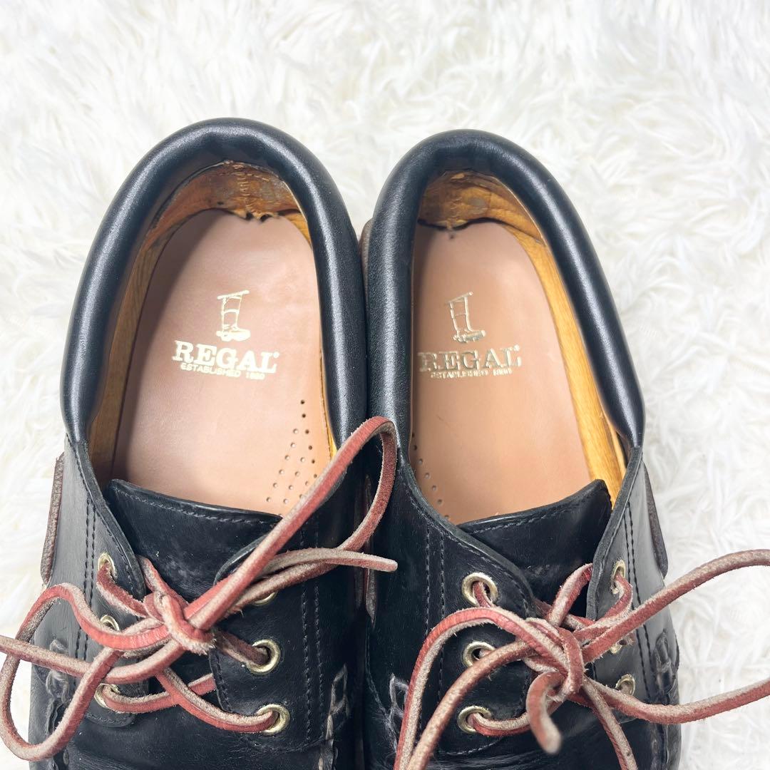 美品】 REGAL リーガル 3EYE デッキシューズ JE38 26.0cm - メルカリ