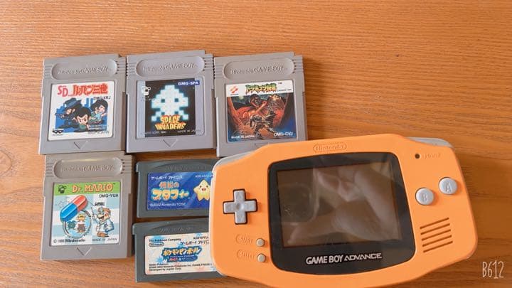 ゲームボーイアドバンス  オレンジ＆  ソフト6コ Amazon | ゲームボーイアドバンス オレンジ【メーカー生産終了