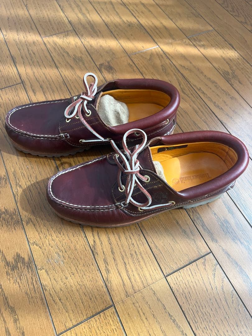 timberland 3eyelet バーガンディ 25.5cm