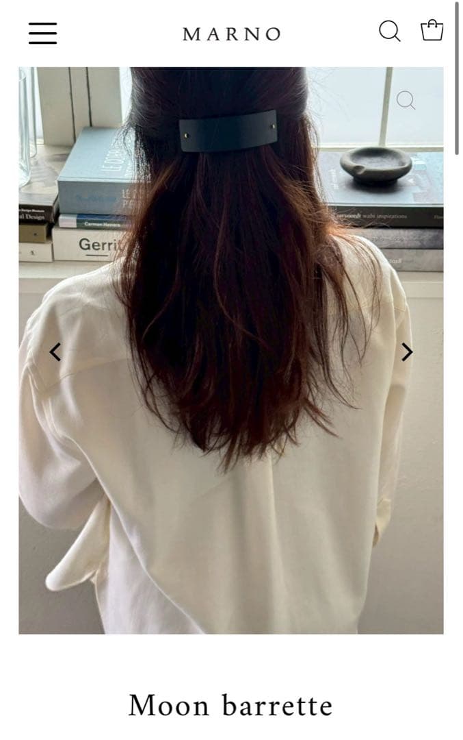 Marno Moon barrette マーノムーンバレッタ 丸林広奈 - メルカリ