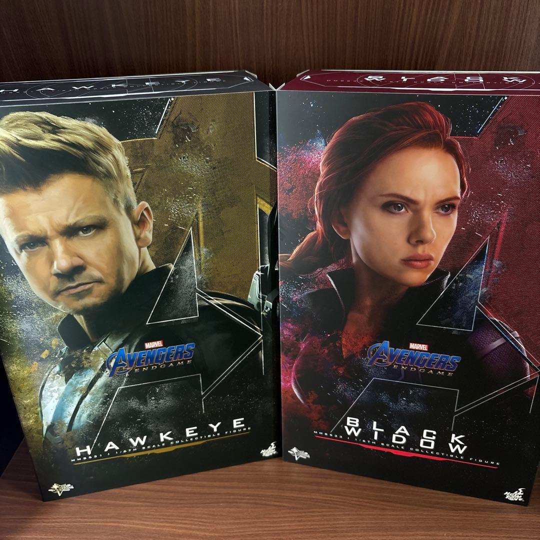 ホットトイズ ブラックウィドウ & ホークアイ(2体セット) / エンドゲーム ホットトイズ ブラック・ウィドウ （アベンジャーズ/エンドゲーム