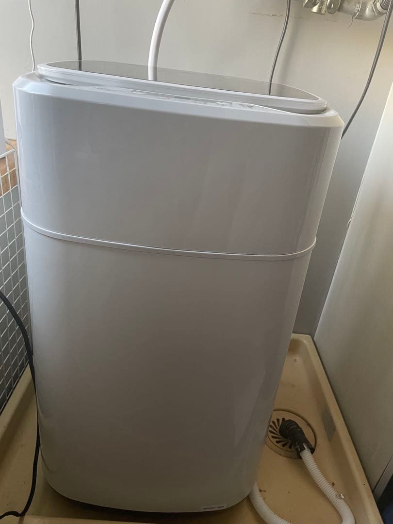 YAMAZEN 全自動洗濯機 3.8kg 3点式 一人暮らし向け