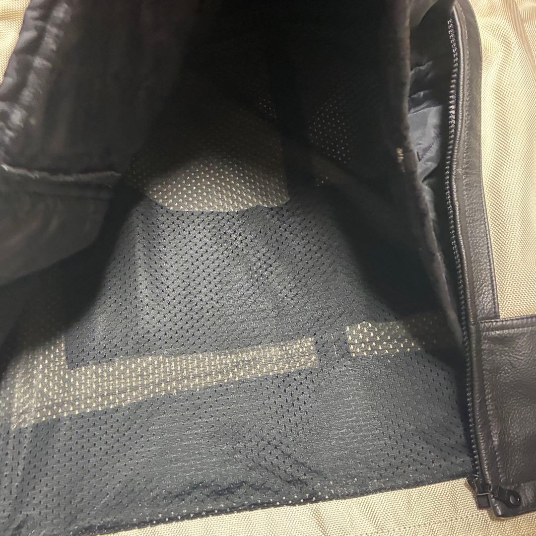 DUCATI レザージャケット ライダース バイカー ブラック メッシュ XXL