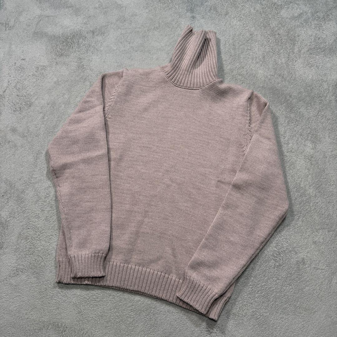 ザノーネ　5ゲージ　タートルネック　ニット　48サイズ　ブラウン ZANONE（ザノーネ） タートルネック ニット DV SLIM FIT 5ゲージ