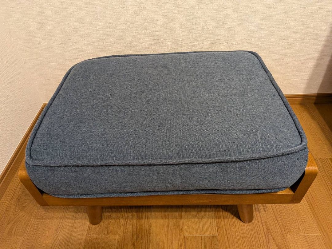 ソファ オットマン unico ALBERO ウォールナット ブルー unicoのダイニングセット、ソファ、そしてラグをセレクト