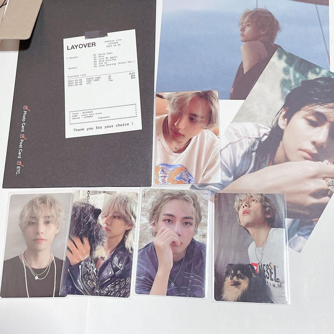 テヒョン BTS V テテ アルバム Layover 緑 Greenトレカ - メルカリ