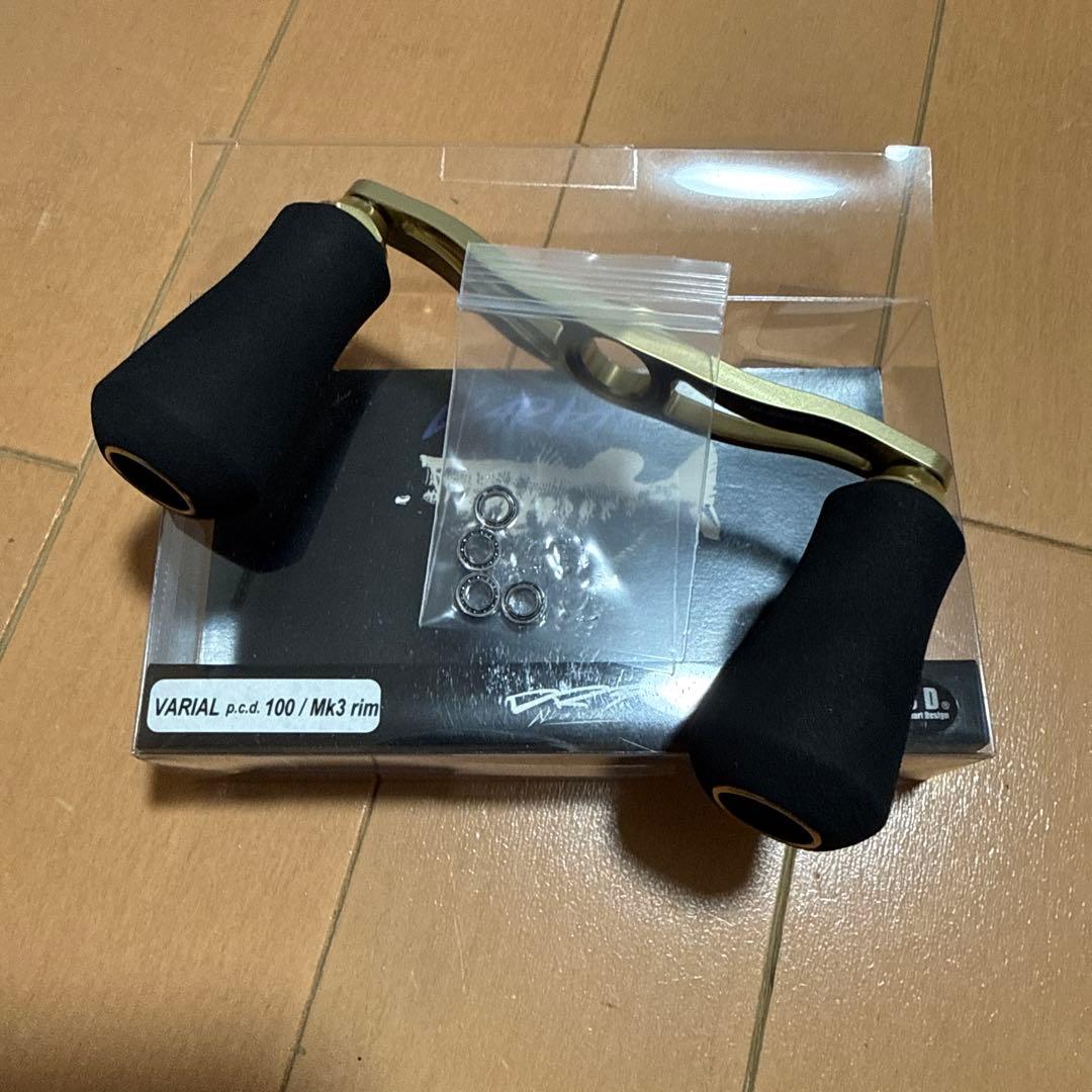 DRT バリアルハンドル100 VARIAL 100 Mk-3 rim GOLD DRT バリアルハンドル 100ミリ ゴールド DRT VARIAL バリアル 100