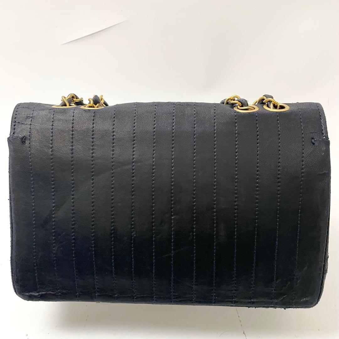 らら様専用シャネル マドモワゼル ラムスキン ターンロック チェーン