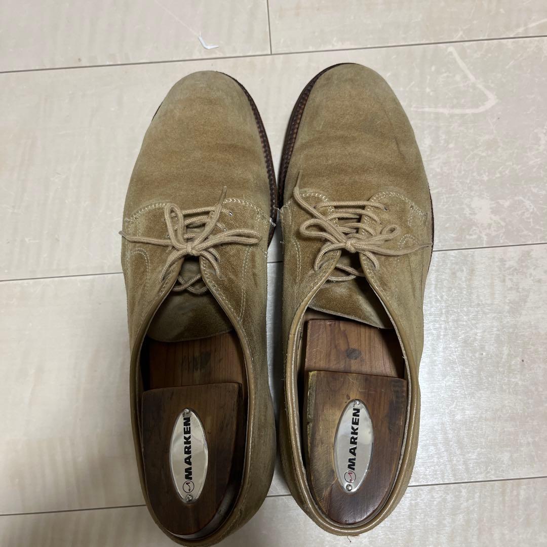 ALDEN サンドスウェード 外羽根式プレーントゥ（EDIFICE別注品