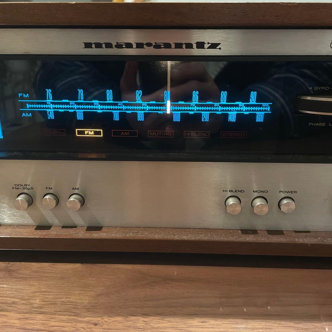 即購入OK】Marantz Model125 チューナー 木製ケース付き □□marantz
