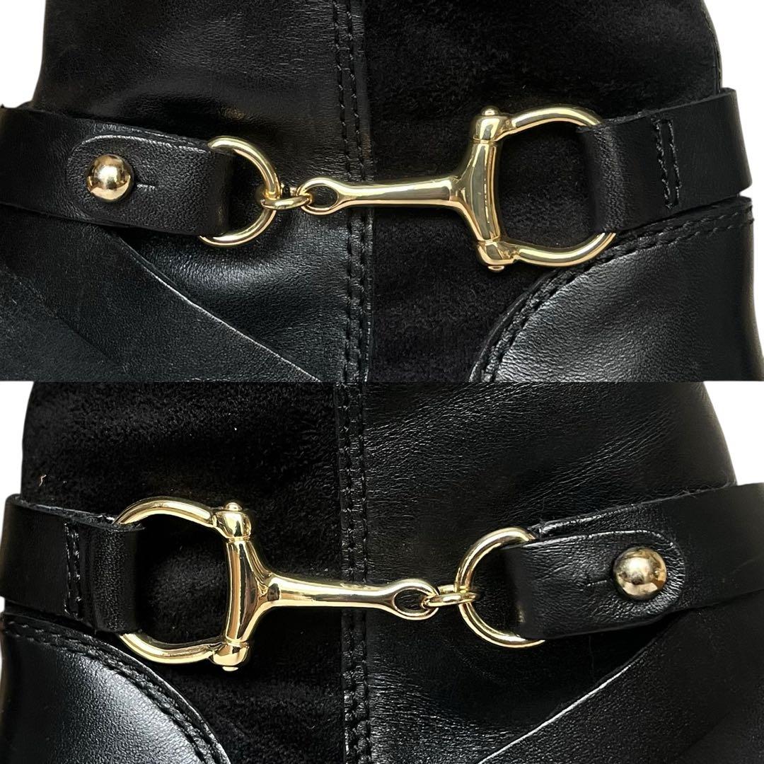 極美品 あしながおじさん 24 レザー ホースビット サイドジップ ロング