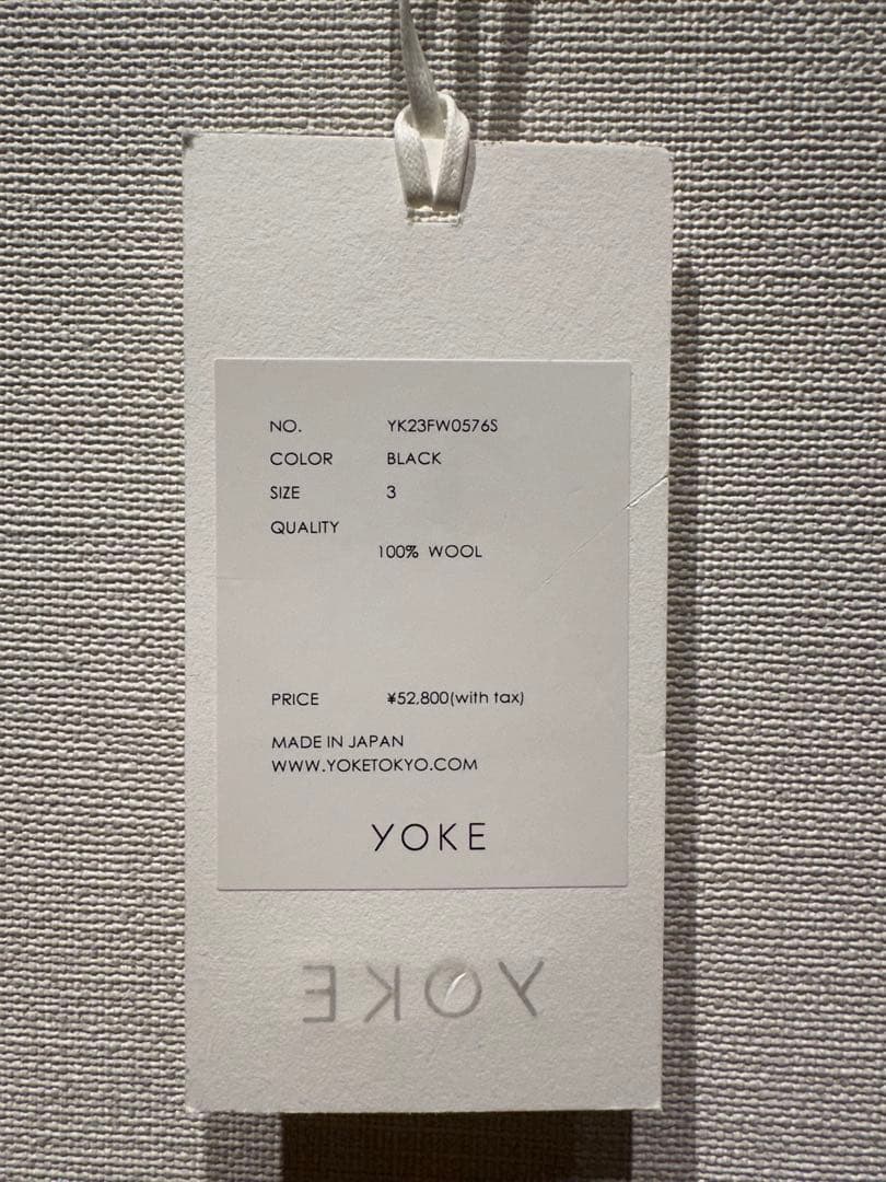 タグ有】YOKE23AW タートルネックセーター(Black：3) - メルカリ