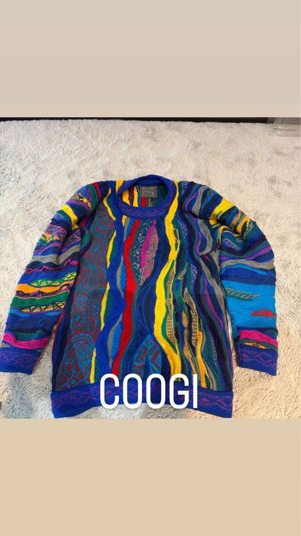 COOGI マルチカラー ニットセーター Sサイズ - メルカリ